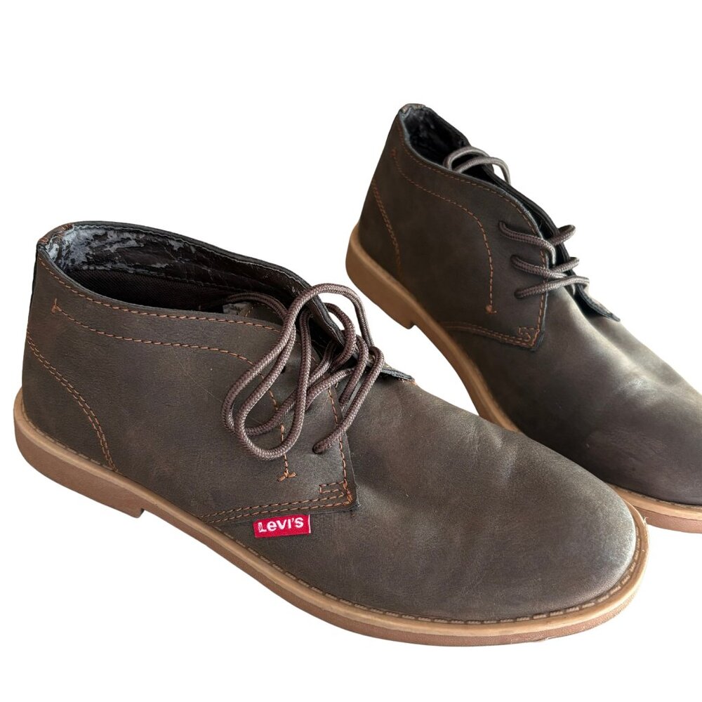 Levi’s Brown Chukka Boots Size 8 Men’s Casual Comfort Shoes - Picture 3 of 10